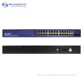 Gerenciado Gigabit Ethernet Fiber 24port Rede Poe Switch